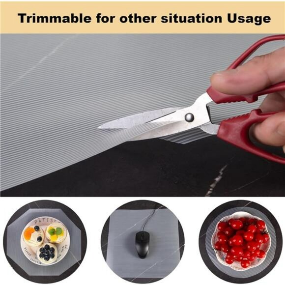 Non Slip Shelf Liner 11.8 x 20 Feet Waterproof Cabinet Drawer Kitchen Storage - Picture 6 of 7